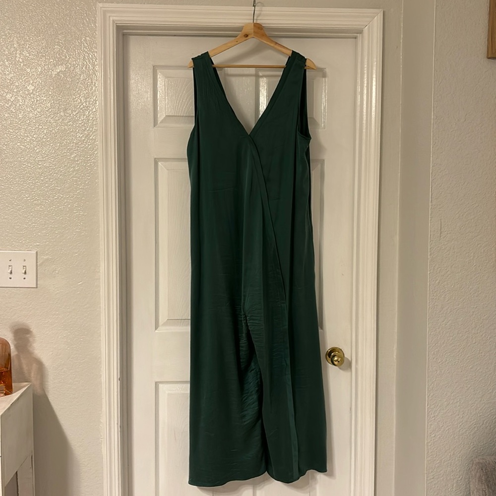 Lunya Double V Washable Silk Jumpsuit